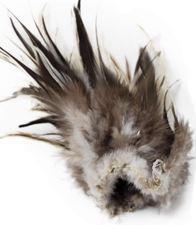 Creative Angler Saddle Hackle Fly Tying Materials - Natural Feathers for Wet Flies, Rooster Feathers, Hair Feathers for Crafts, Fly Tying Kit - Small Feathers Combo Pack of Steelhead Colored Feathers - Image 2